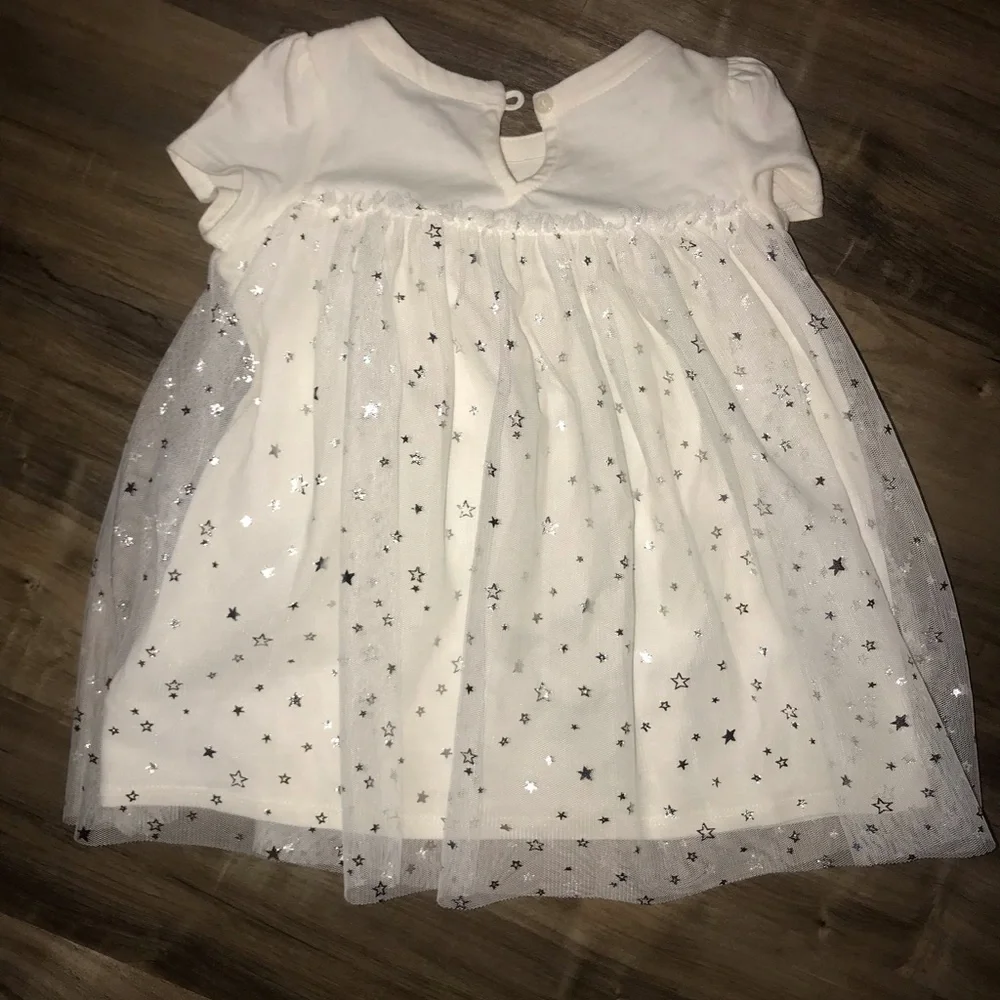 BabyGap Tulle Star White Dress